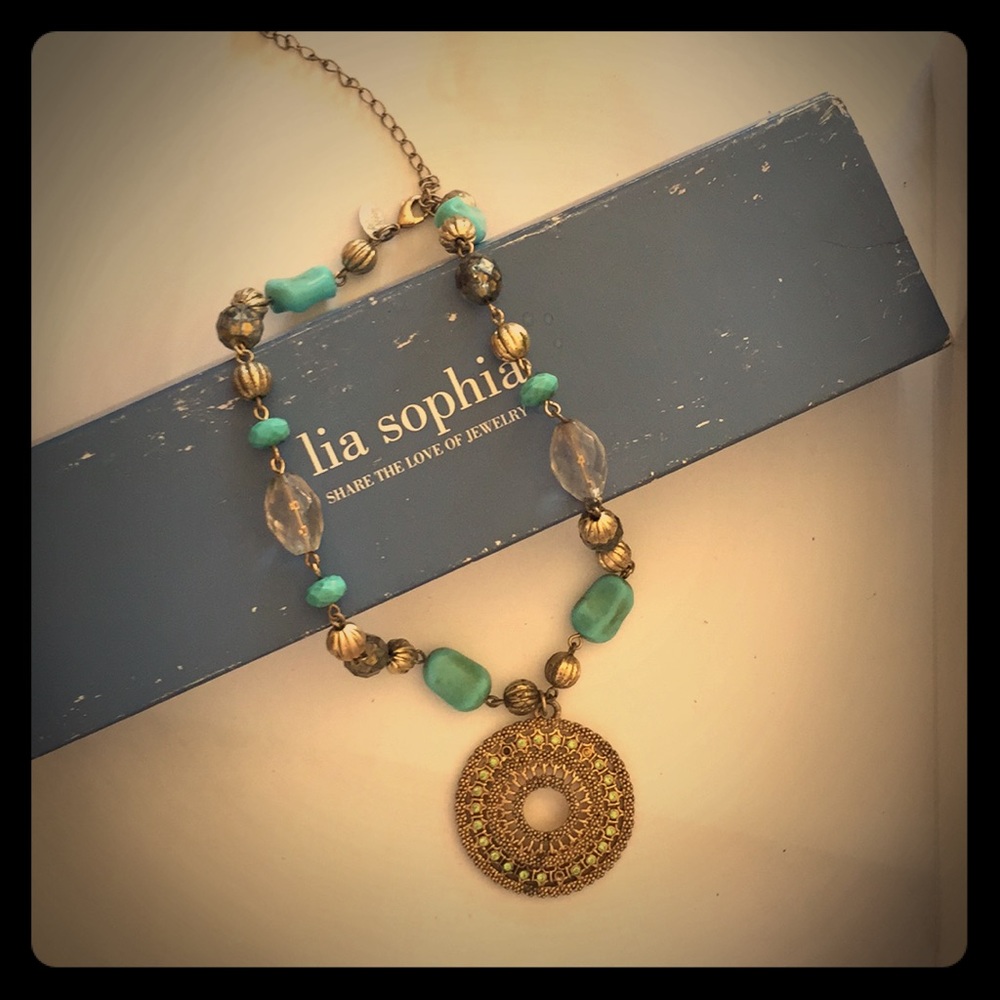Lia Sophia Turquoise Soleil Necklace